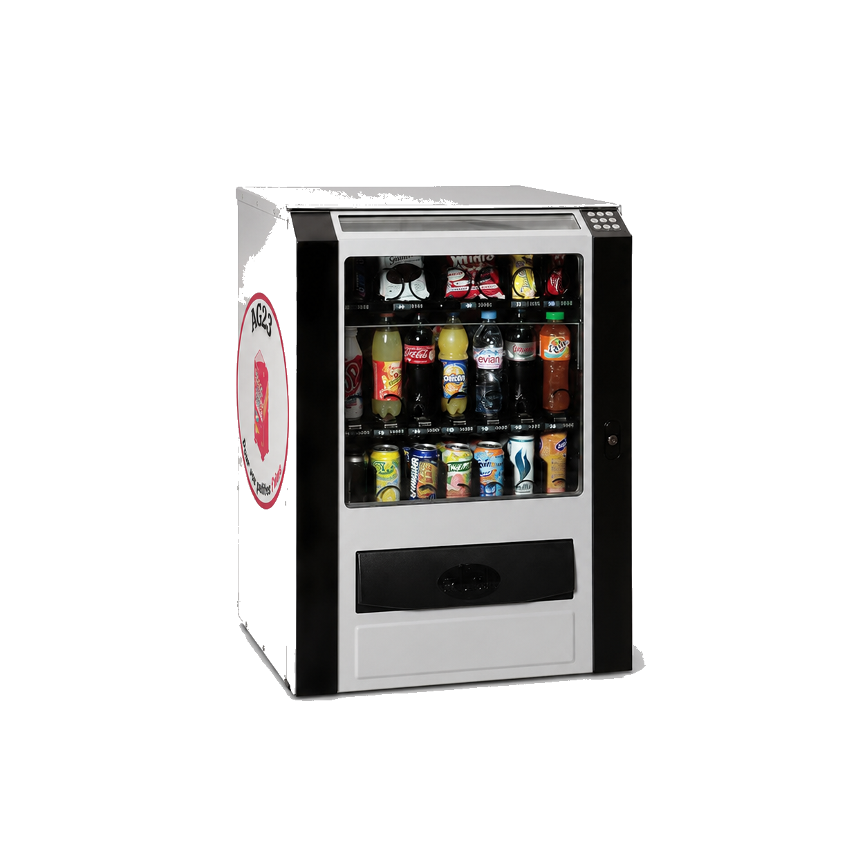 Distributeur de snacks et boissons Snack Piccola installé par AG23